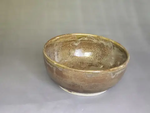 Golden brown bowl