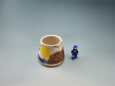 Painted landscape cup (1 of 5)