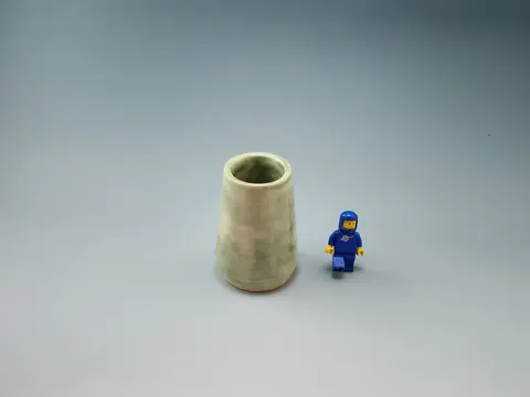 Small green vase